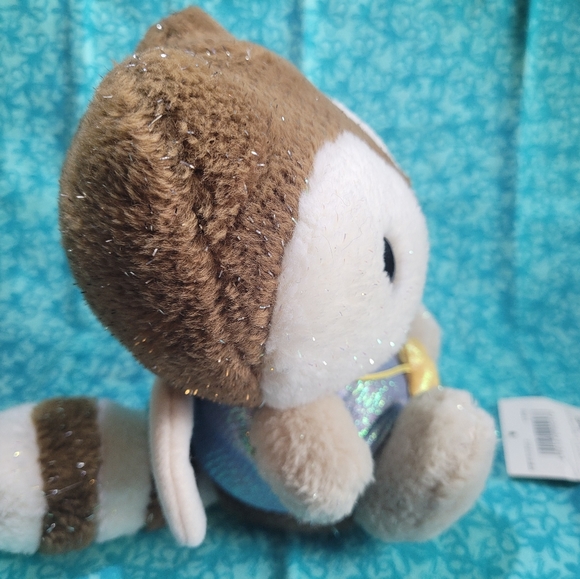 NWT Rare Landry the Raccoon Sparkly Angel Sanrio Smiles plush 2000 - Picture 4 of 10